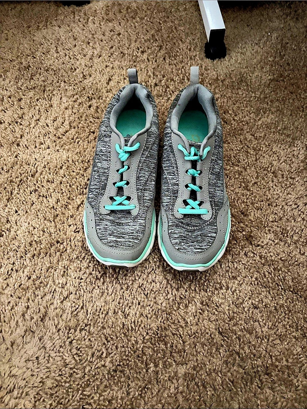 Skechers S Sport Women's Athletic Shoes US 5.5 Gray & Green